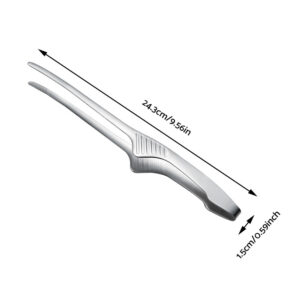 4x Korean & Japanese BBQ Self-Standing Grill Tongs Suitable For Non-Slip Cooking